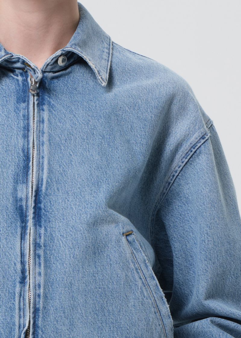 Nile Denim Blouson Jacket in Space