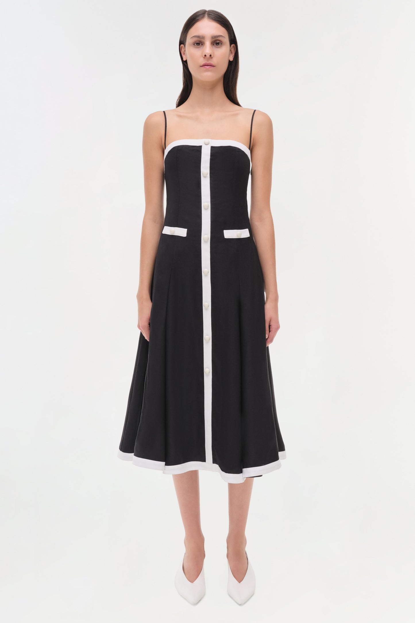 Cordelia Linen Midi Dress