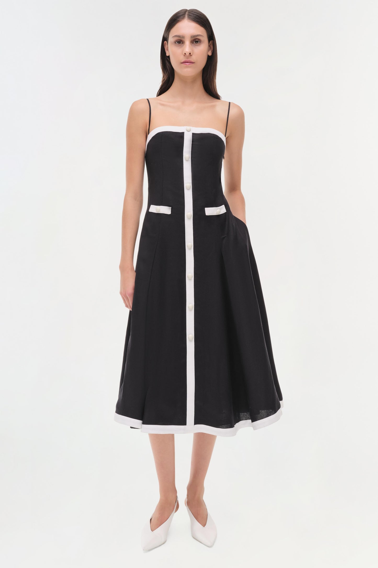 Cordelia Linen Midi Dress