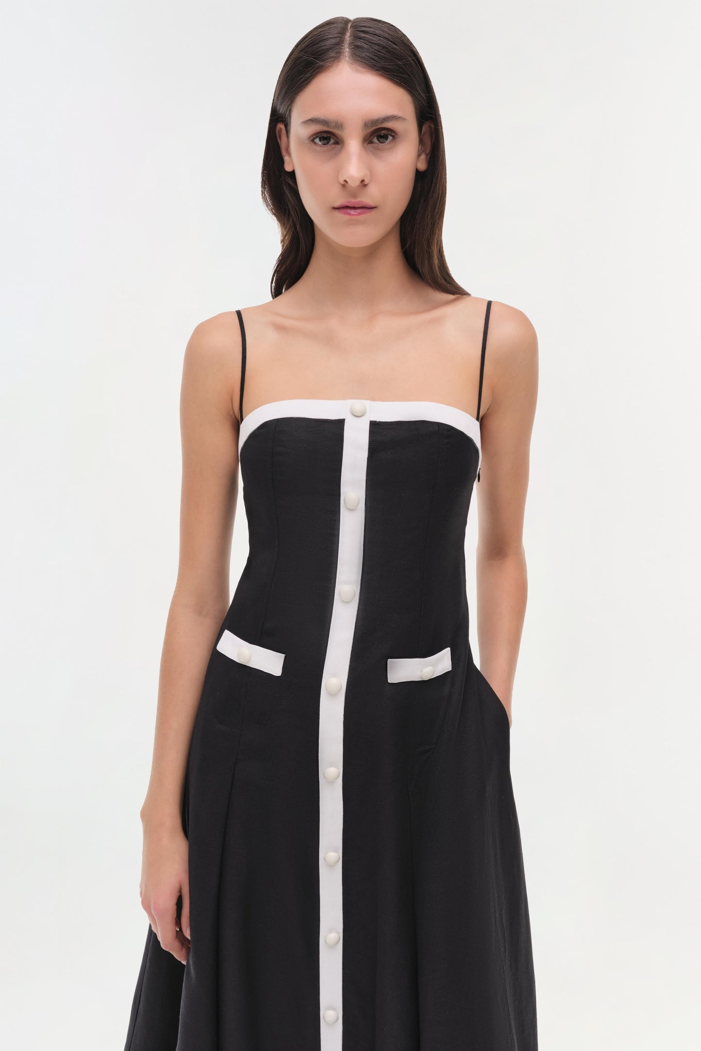 Cordelia Linen Midi Dress