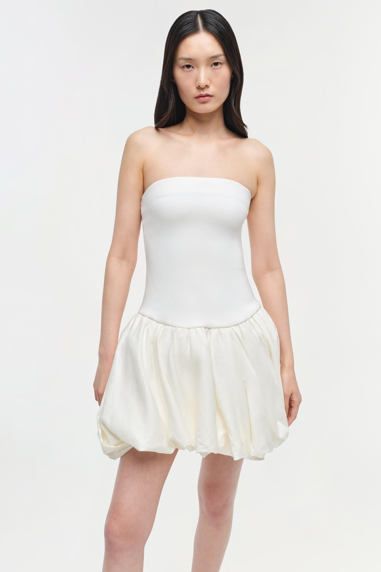 Pollie Strapless Combo Mini Dress
