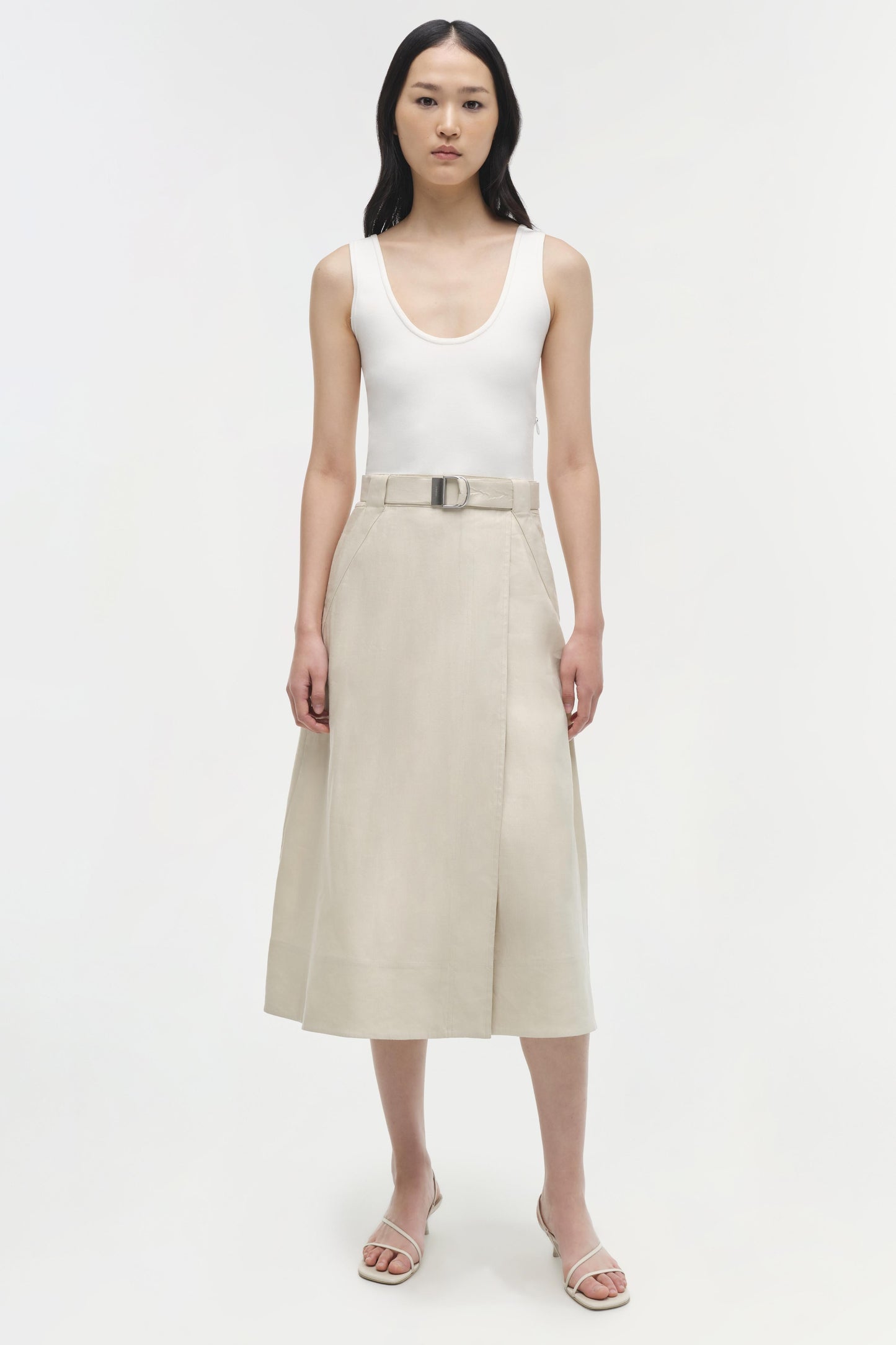 Camden Knit Linen Midi Dress