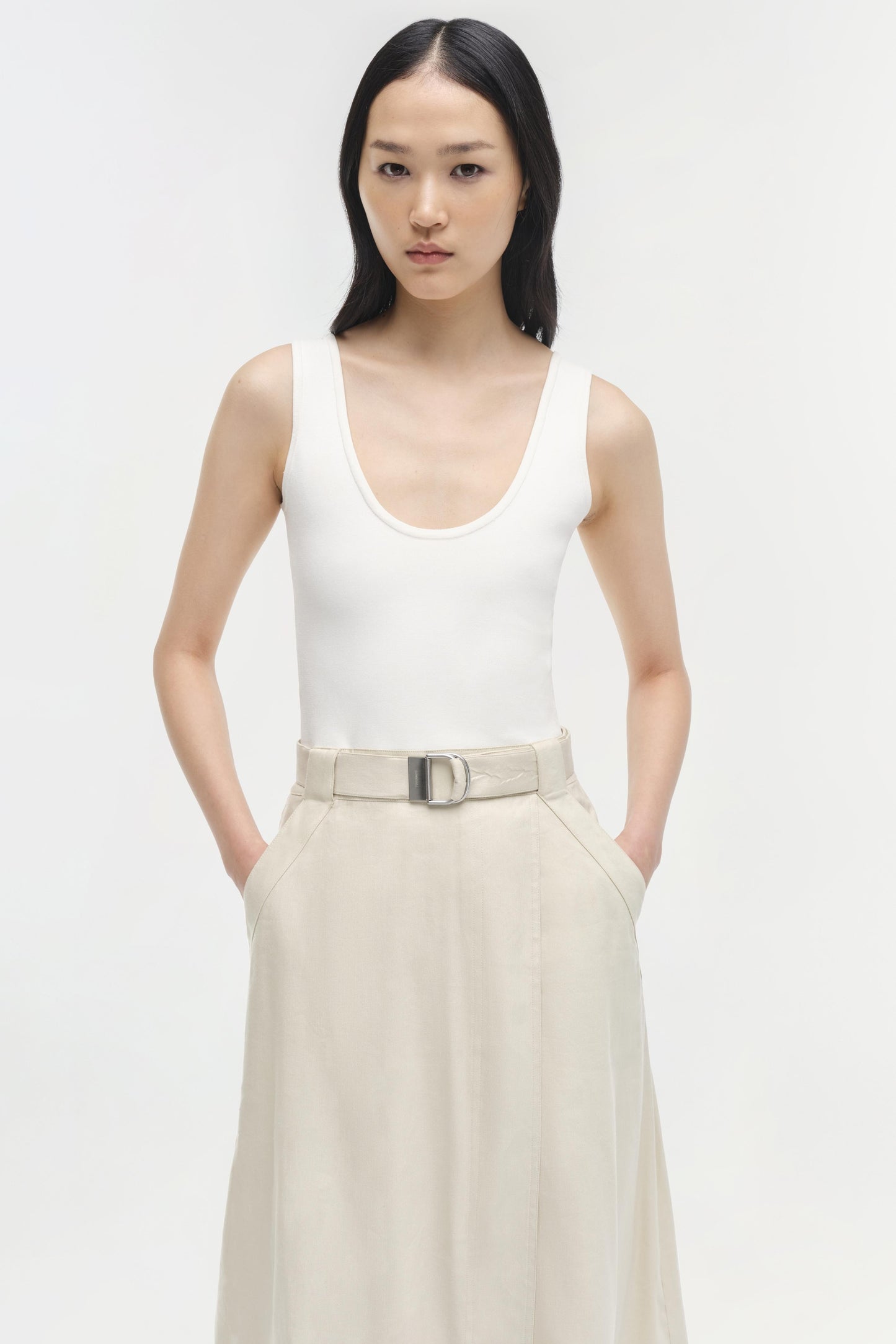 Camden Knit Linen Midi Dress