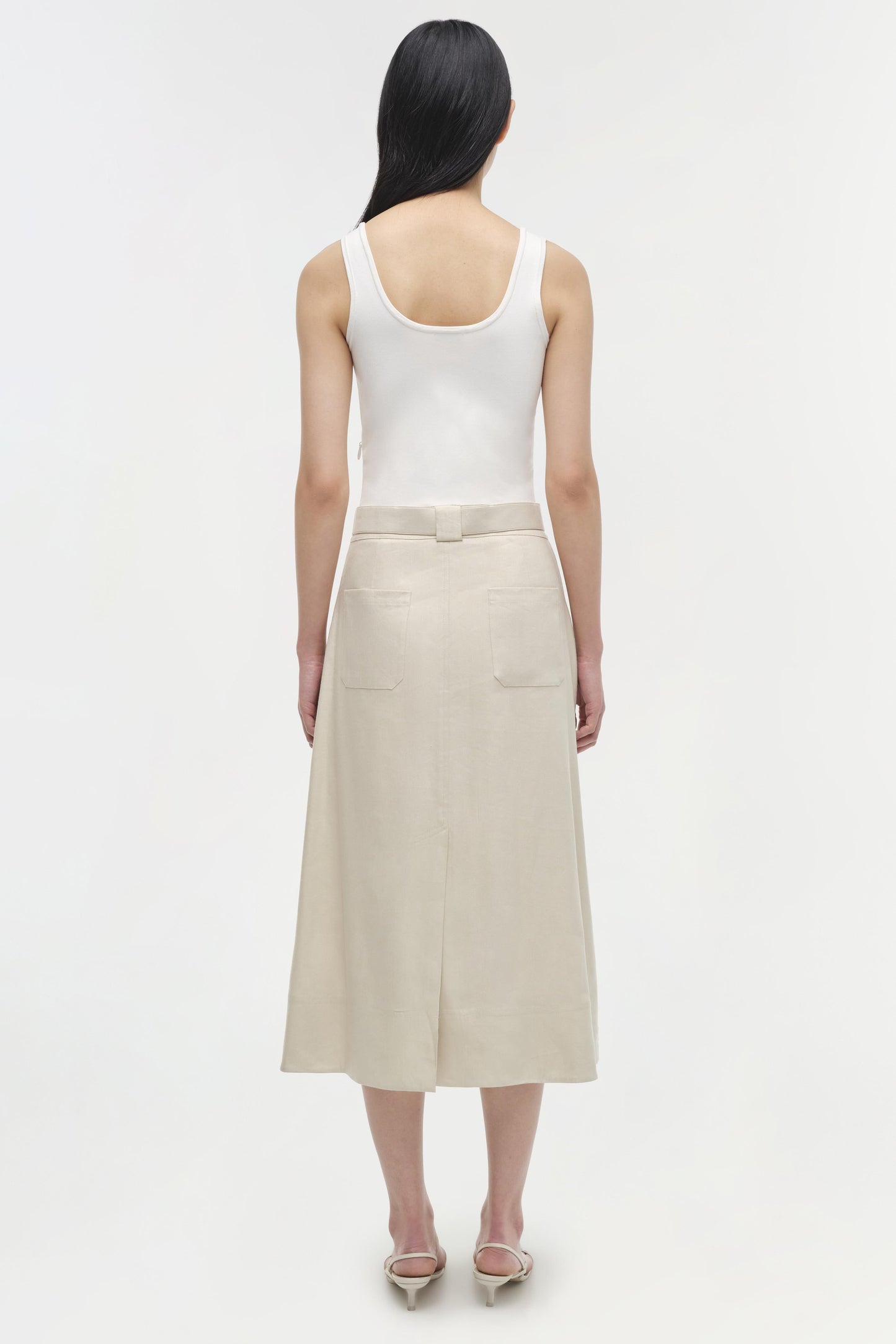 Camden Knit Linen Midi Dress