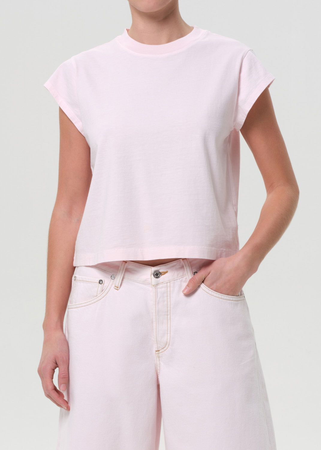 Bryce Cap Sleeve Tee in Cosmos