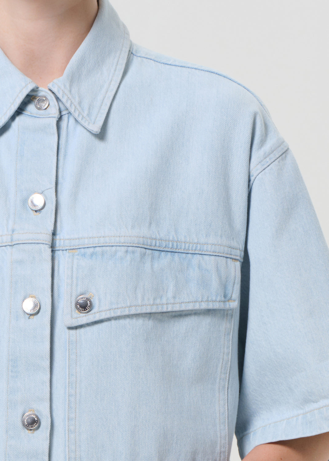 Enora High Low Shirt in Alcove