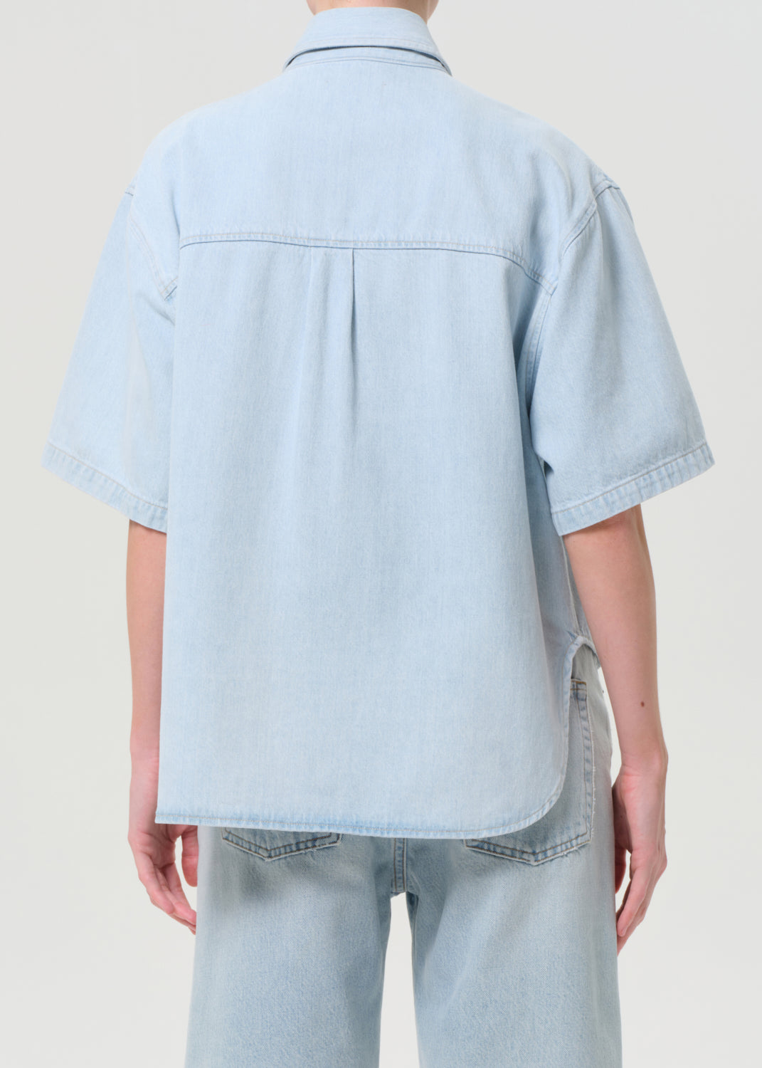 Enora High Low Shirt in Alcove