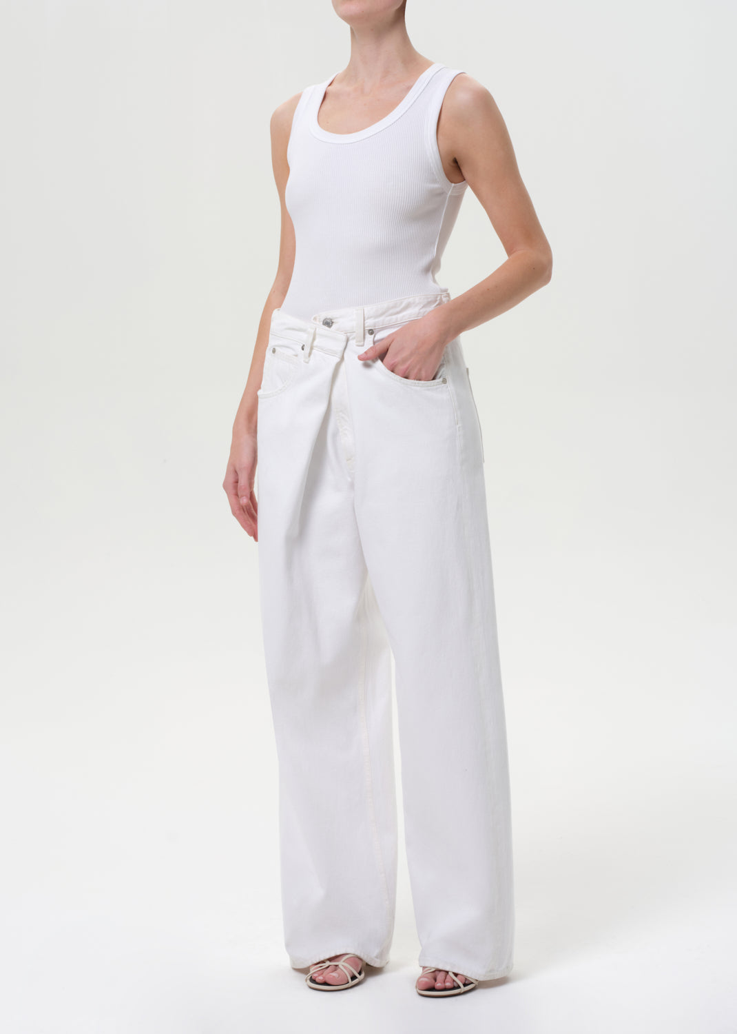 Poppy Tank in White