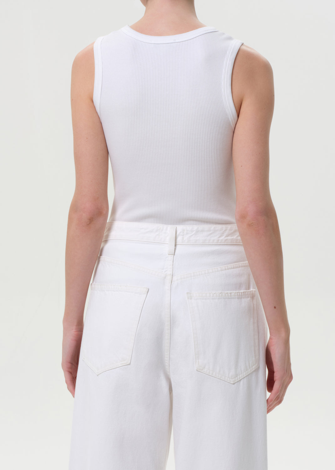 Poppy Tank in White