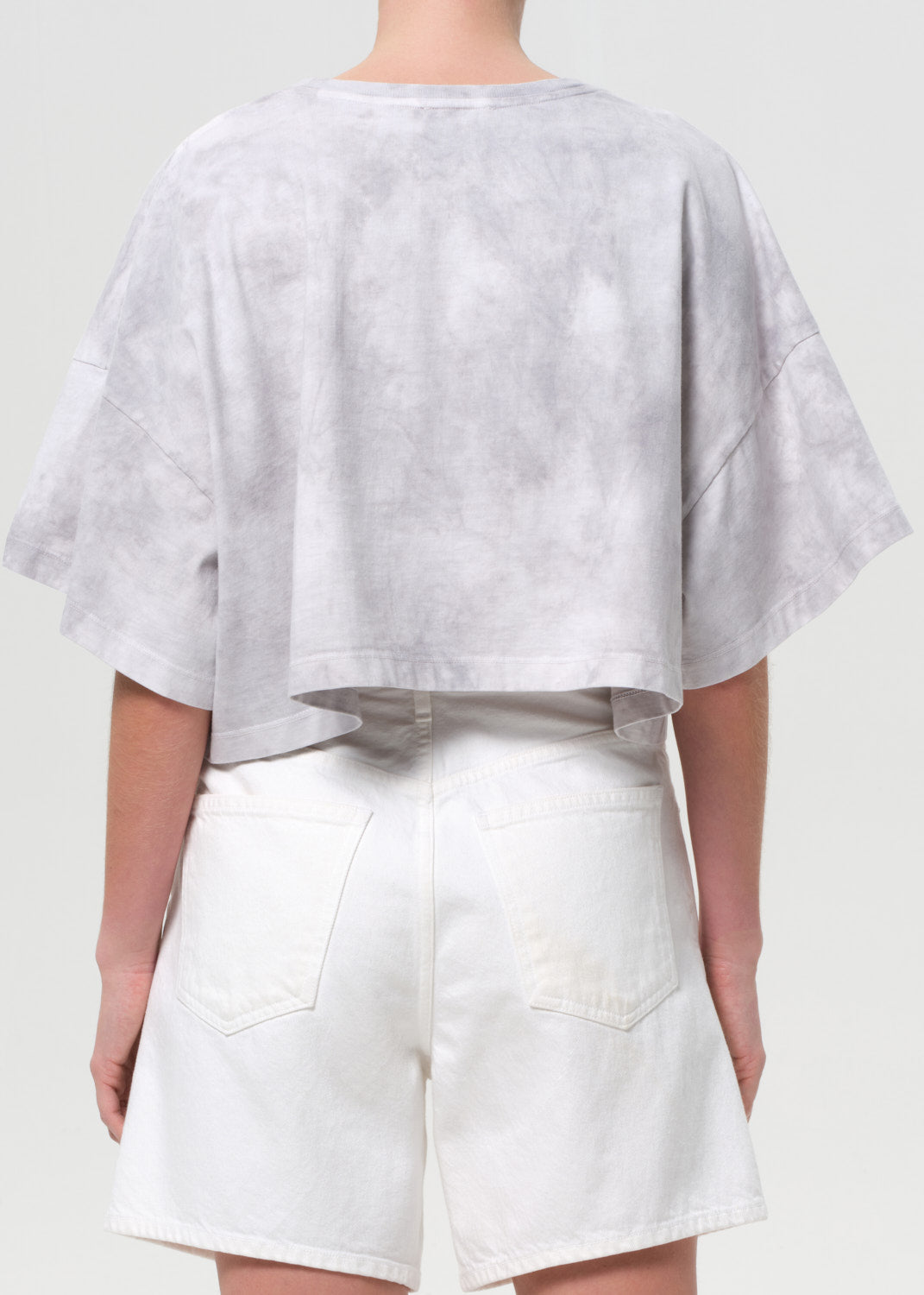 Arli Oversized Cropped Tee in Turbine