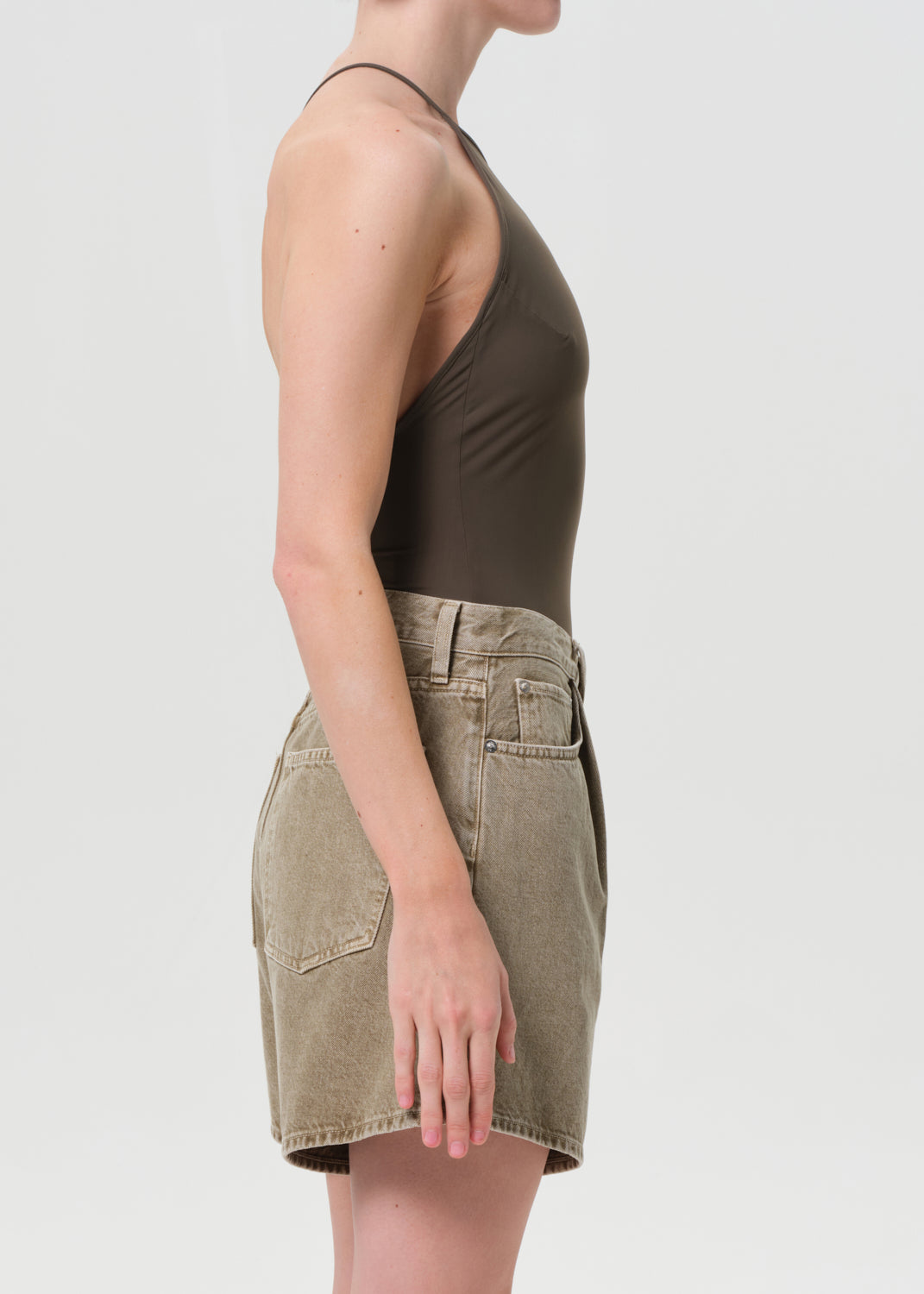 Inara Backless Bodysuit in Grove