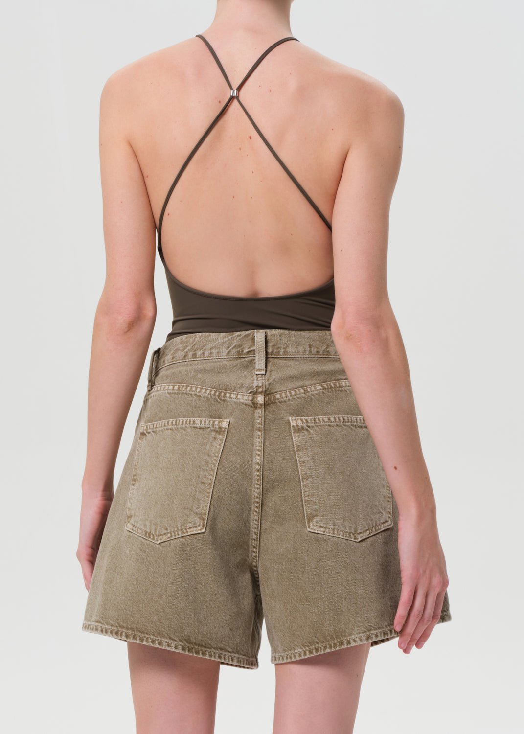 Inara Backless Bodysuit in Grove