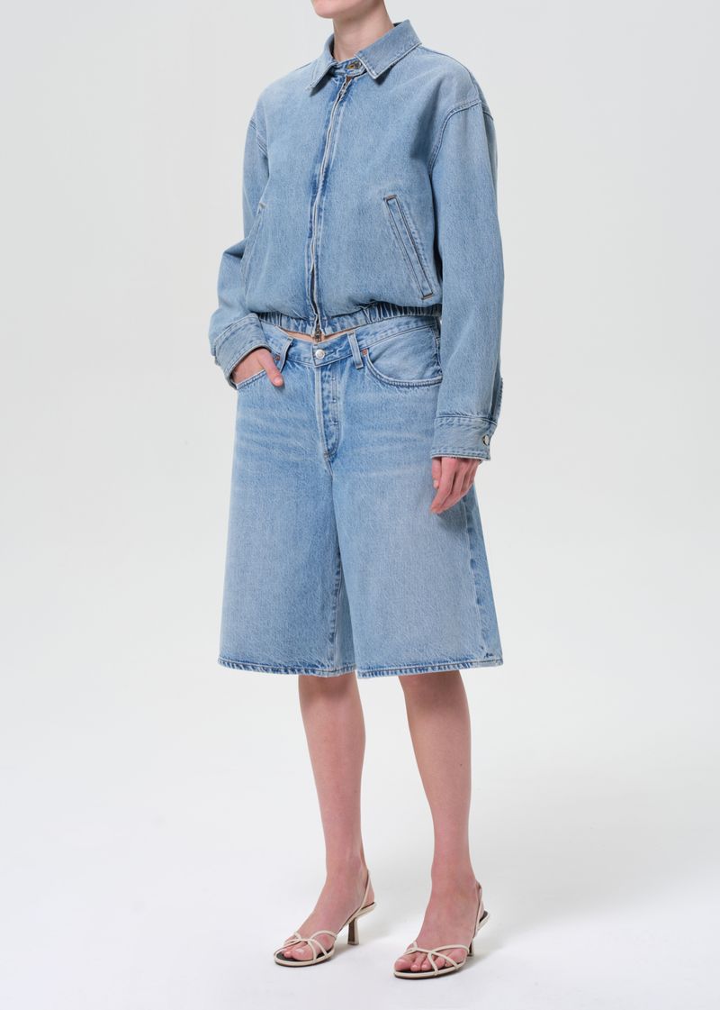 Nile Denim Blouson Jacket in Space
