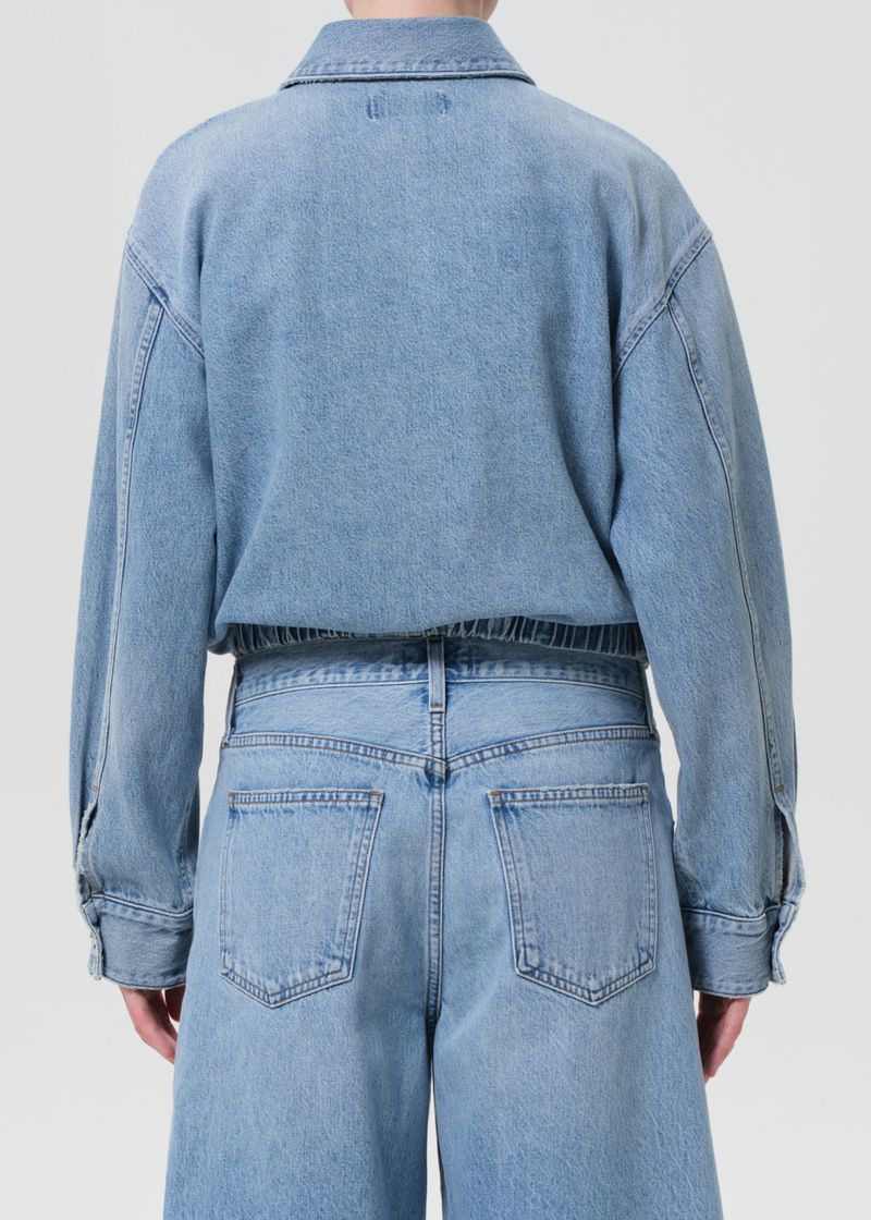 Nile Denim Blouson Jacket in Space