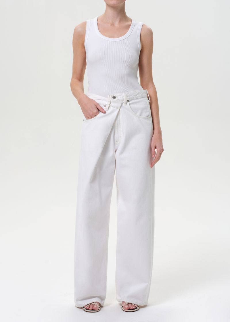 Vana Fold Jean in Milkshake