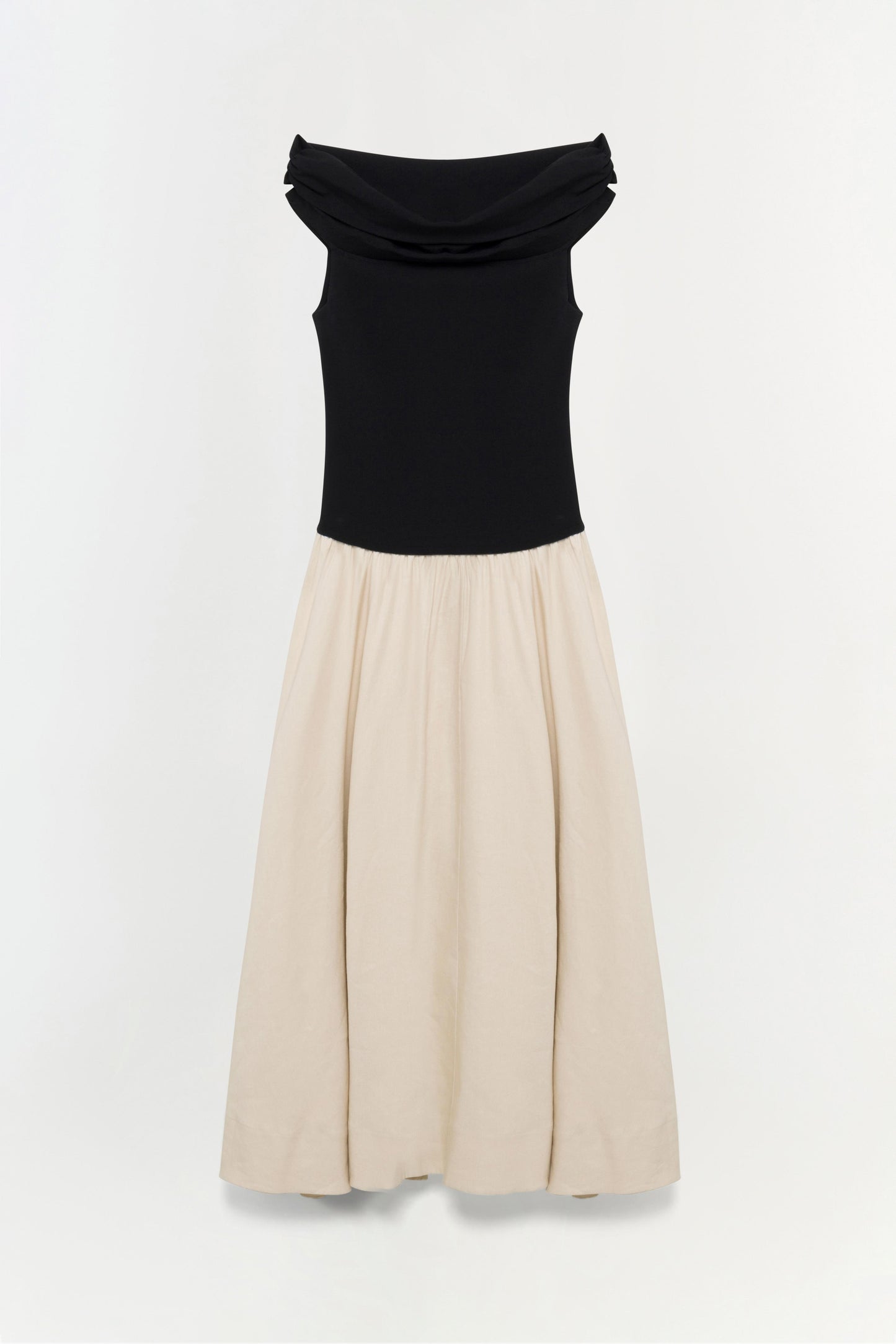 Adaline Knit Linen Midi Dress