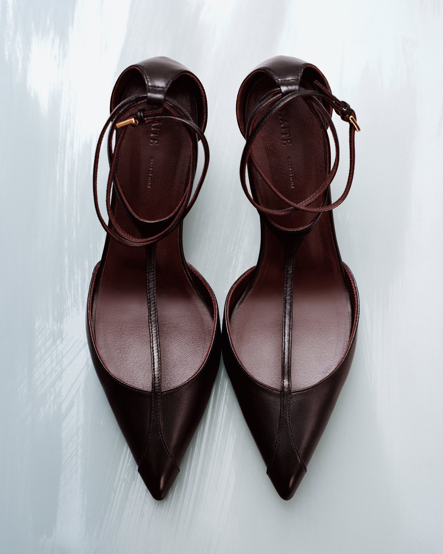 Mia Pump in Black Leather