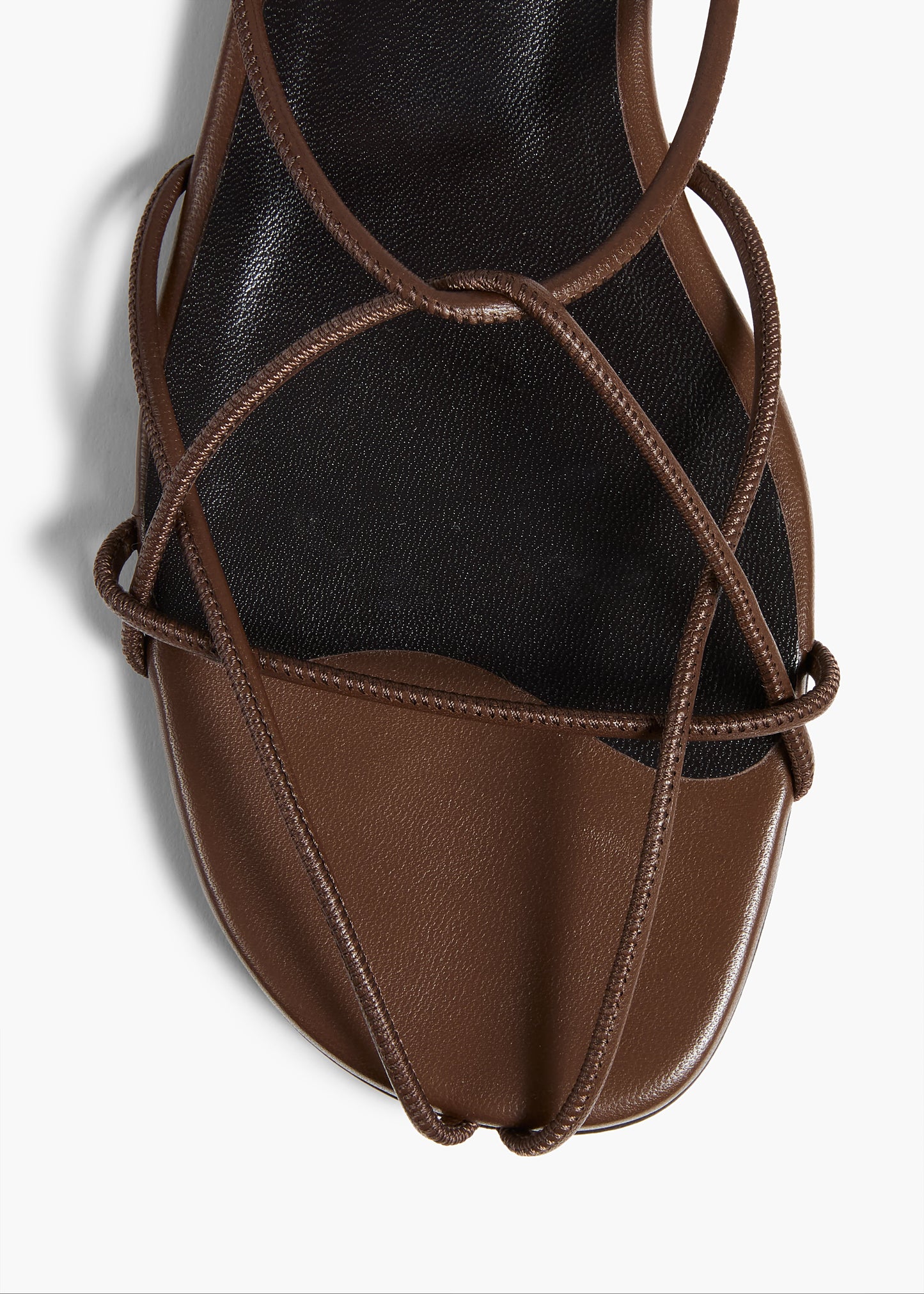 Loulou Sandal in Cigar Leather