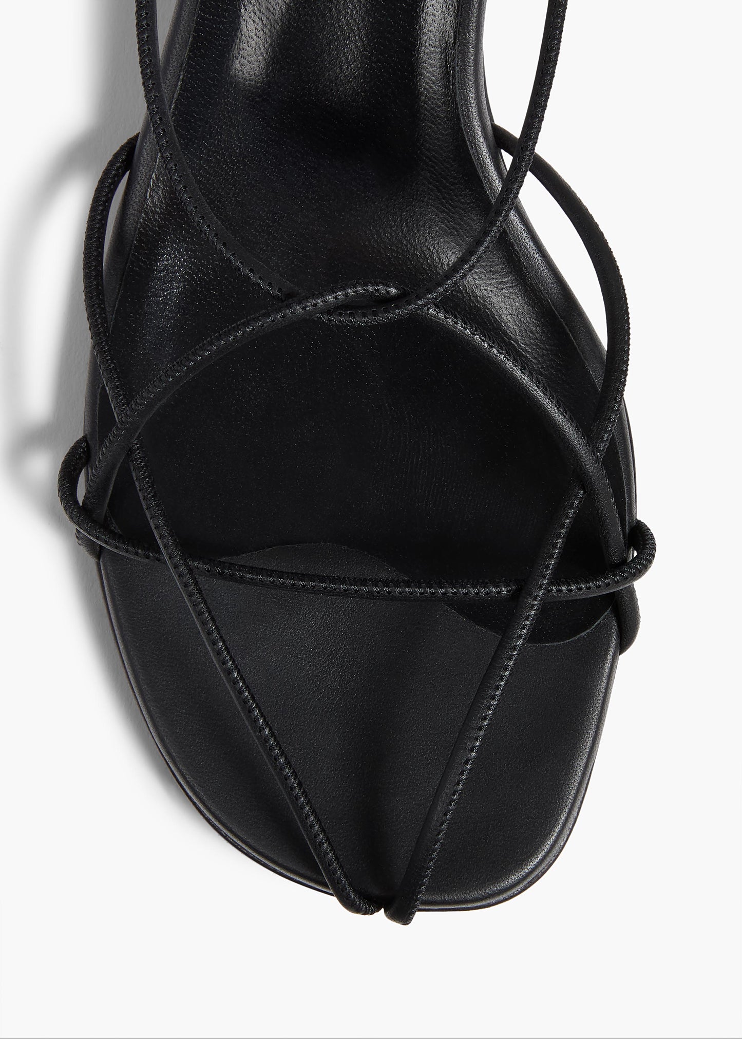 Loulou Sandal in Black Leather