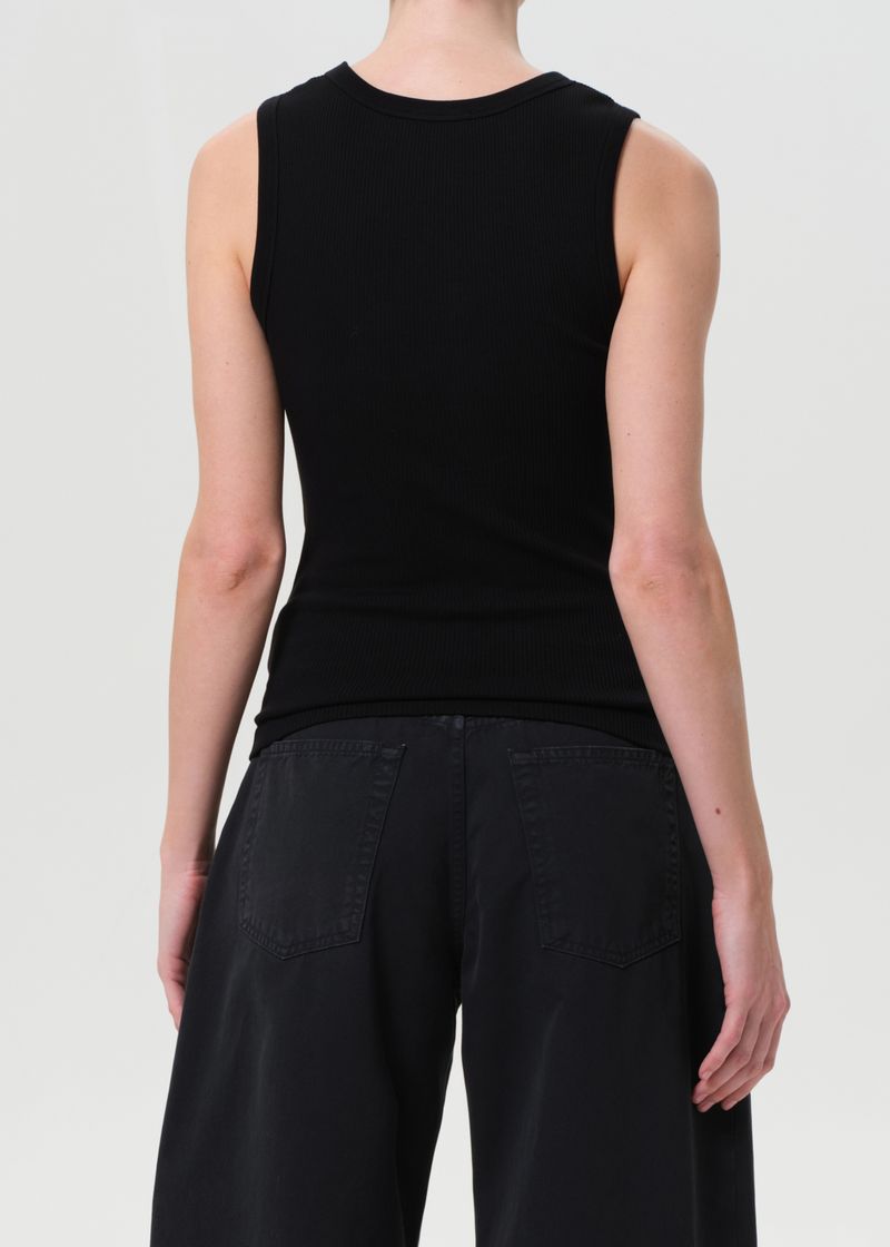 Poppy Tank in Black