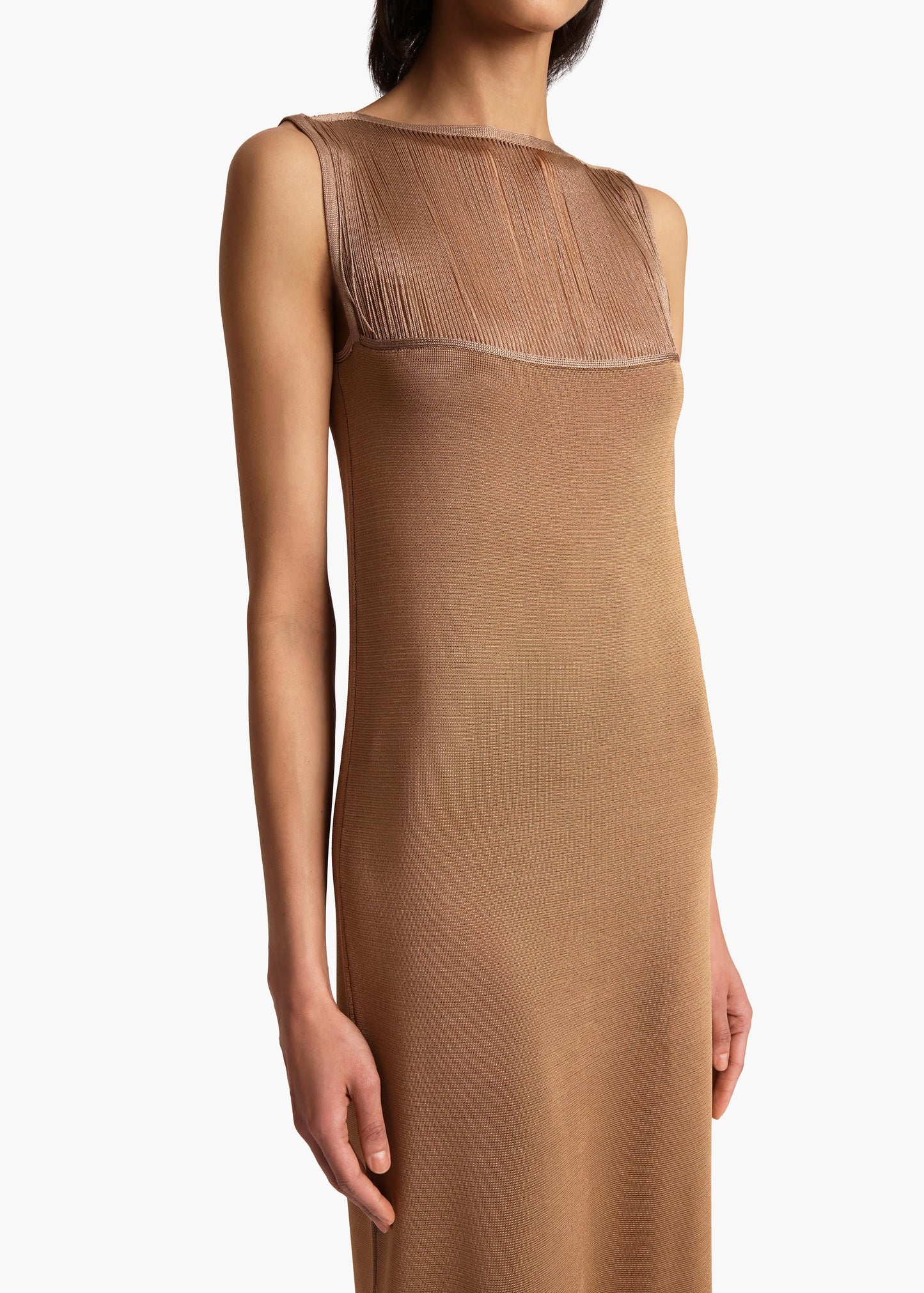 Ruslan Dress in Almond