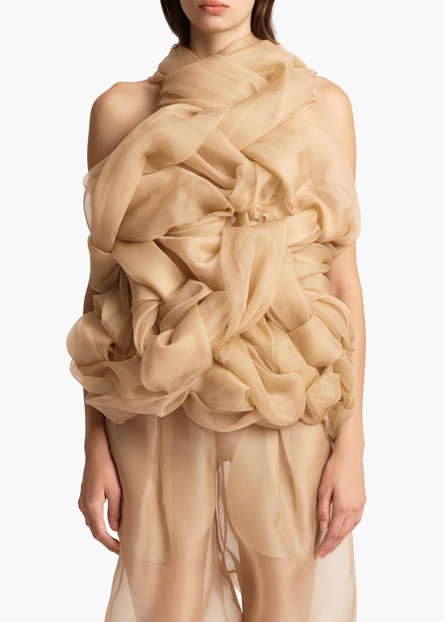 Welles Top in Beige