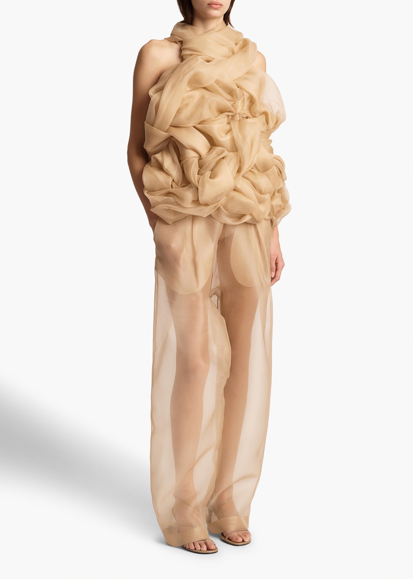 Welles Top in Beige