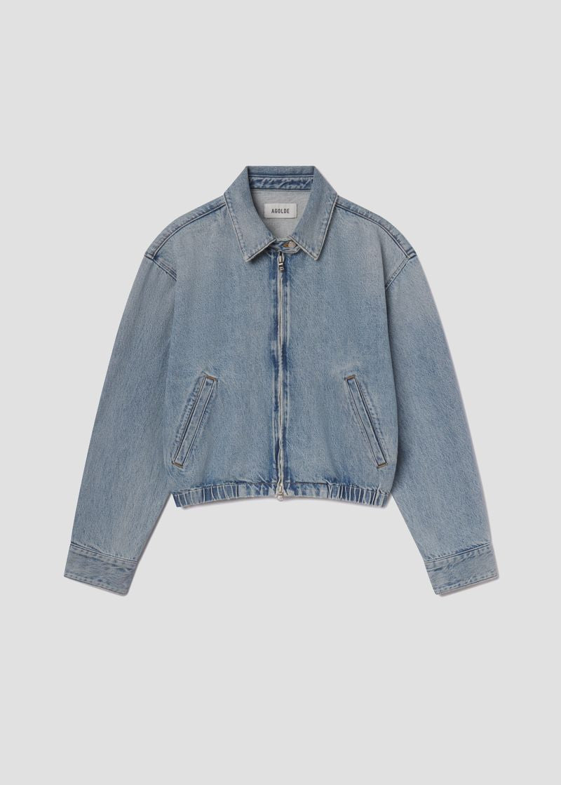 Nile Denim Blouson Jacket in Space