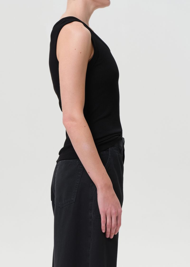 Poppy Tank in Black