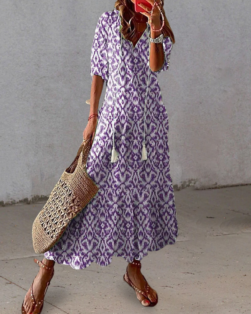 Blanche Maxi Dress for Women – Boho Chic, Light Cotton & Ibiza Summer Style