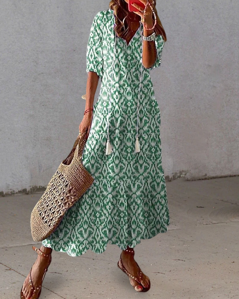 Blanche Maxi Dress for Women – Boho Chic, Light Cotton & Ibiza Summer Style