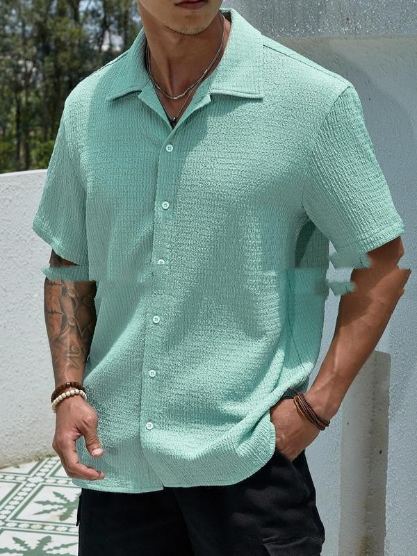 Jay Casual Shirt for Men – Modern Short Shirt for Summer, Vacation & Everyday