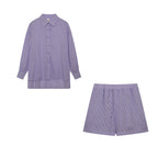 Aaliyah Summer Set for Women – Light Cotton Set with Top and Shorts in Casual Style