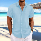Luke Shirt for Men – Classic Short-Sleeve Shirt with Modern Cut for a Casual Summer Look