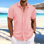 Luke Shirt for Men – Classic Short-Sleeve Shirt with Modern Cut for a Casual Summer Look