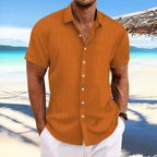 Luke Shirt for Men – Classic Short-Sleeve Shirt with Modern Cut for a Casual Summer Look