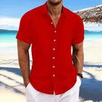 Luke Shirt for Men – Classic Short-Sleeve Shirt with Modern Cut for a Casual Summer Look