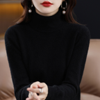 Emmie Cashmere Turtleneck Sweater for Women – Premium Soft Knit for Warmth and Light Comfort