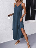 Harley Cami Dress for Women – Light Summer Dress with Straps, Loose Cut & Breathable V-Neck