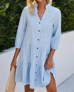 Suzanne Summer Dress for Women – 100% Cotton, Sleeveless and Flowy Cut for Optimal Comfort