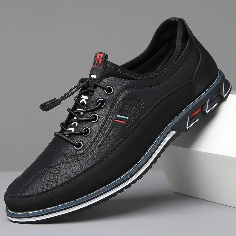 Herman Oxford Shoes for Men – Elegant Leather Derby Shoes with Breathable Material & Comfortable Fit