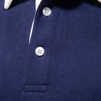 Hugo Polo Sweater for Men – Breathable Long-Sleeve Sweater with Classic Collar & Timeless Style