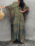 Janne Long Kaftan Dress for Women – Light and Flowy Summer Maxi Dress in Boho Chic Style