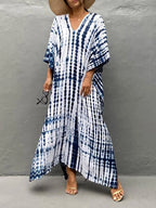 Janne Long Kaftan Dress for Women – Light and Flowy Summer Maxi Dress in Boho Chic Style