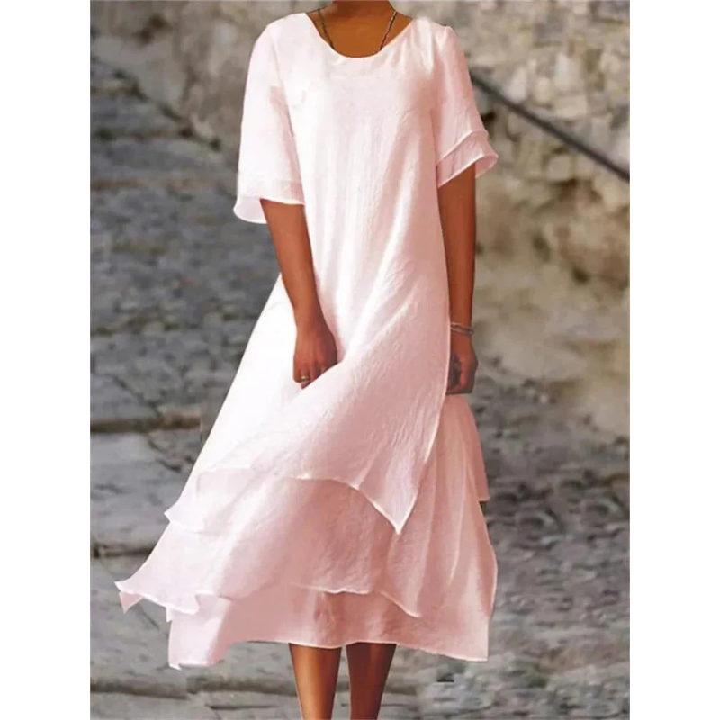 Journee Elegant Dress for Women – Flowy Silhouette & Chic Comfort for Every Occasion