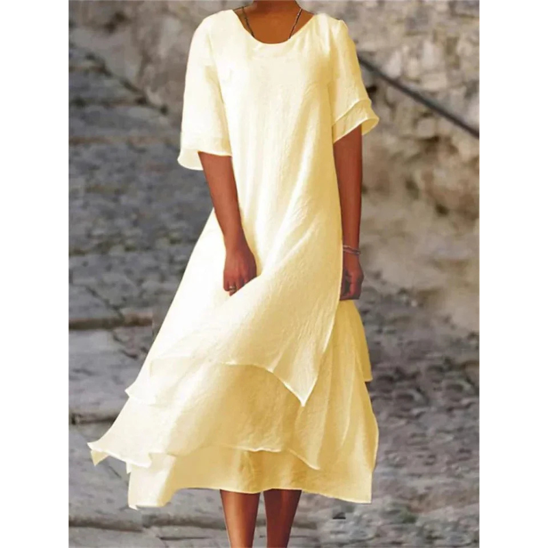Journee Elegant Dress for Women – Flowy Silhouette & Chic Comfort for Every Occasion