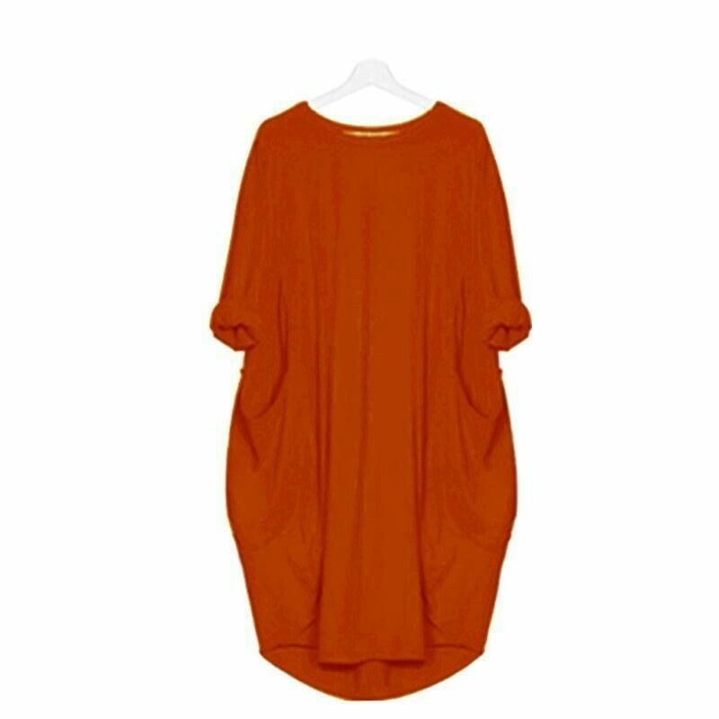Delaney Summer Dress for Women – Light Fabric, Loose Cut & Chic Round Neck