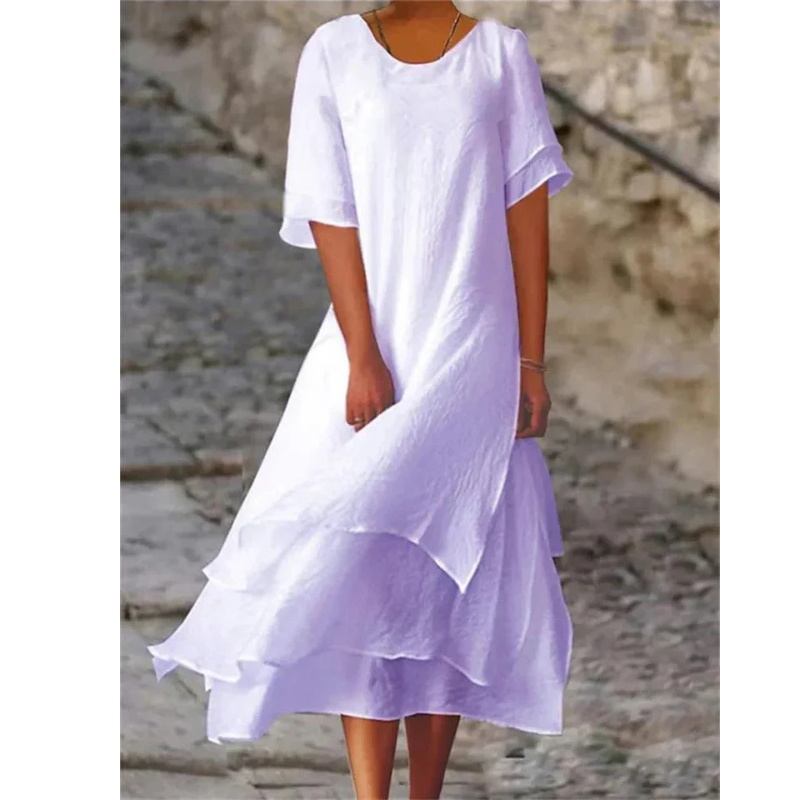 Journee Elegant Dress for Women – Flowy Silhouette & Chic Comfort for Every Occasion