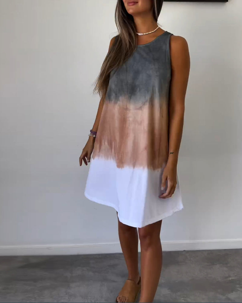 Odette Summer Dress for Women – Casual Sleeveless Dress with Light Cut for Relaxing Summer Days