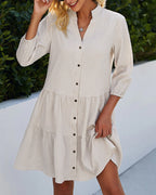 Suzanne Summer Dress for Women – 100% Cotton, Sleeveless and Flowy Cut for Optimal Comfort
